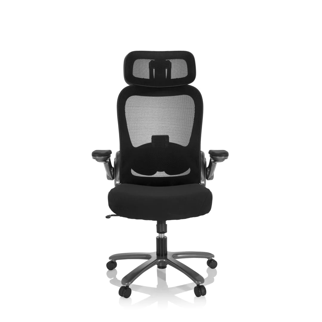 Schwerlaststuhl Bürostuhl INSTRUCTOR T I PRO Titan XXL Netzstoff Stoff schwarz - HJH-691003