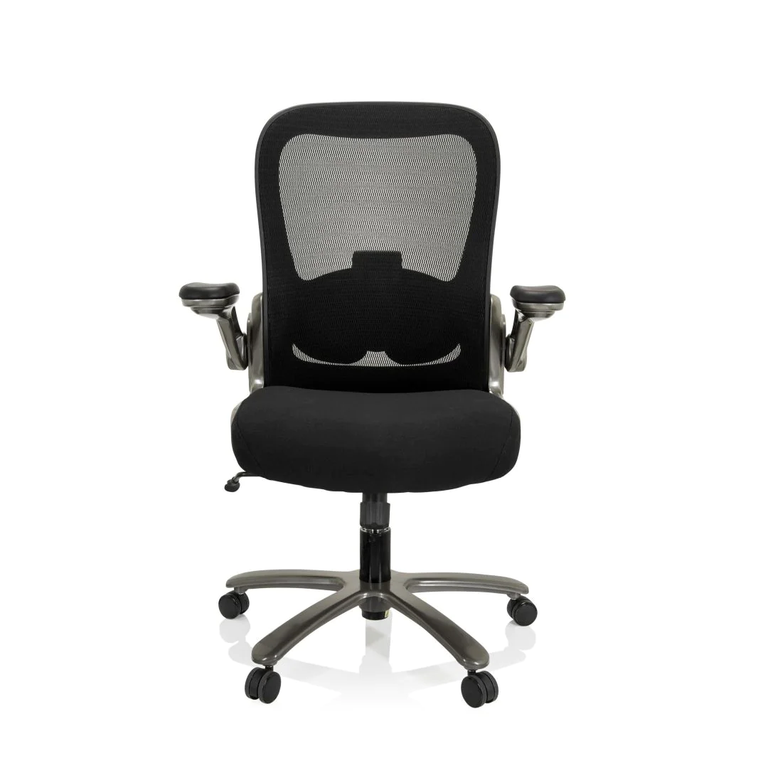 Schwerlaststuhl Bürostuhl INSTRUCTOR T I Titan XXL Netzstoff Stoff schwarz - HJH-691002