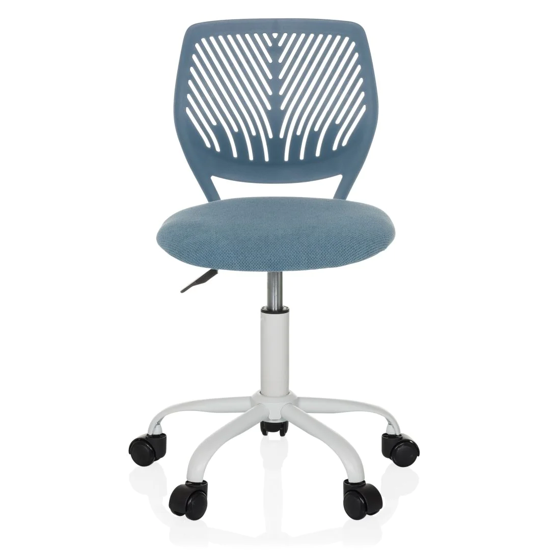 Kinderschreibtischstuhl Kinderstuhl KID QW Stoff blau - HJH-800213