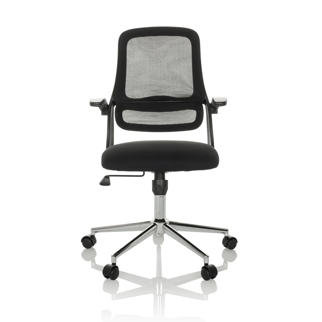 Bürostuhl Drehstuhl MIKO B ECO Netz Stoff schwarz - HJH-719254