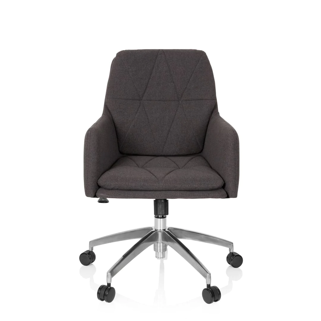 Bürostuhl Drehstuhl SHAKE 350 Stoff dunkelgrau - HJH-670946