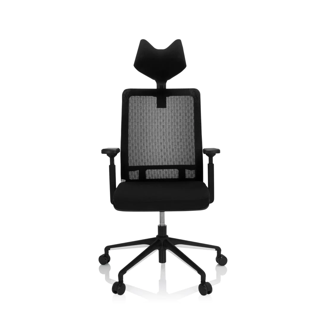Bürostuhl Drehstuhl SKATE MA Netzstoff Stoff schwarz - HJH-714604