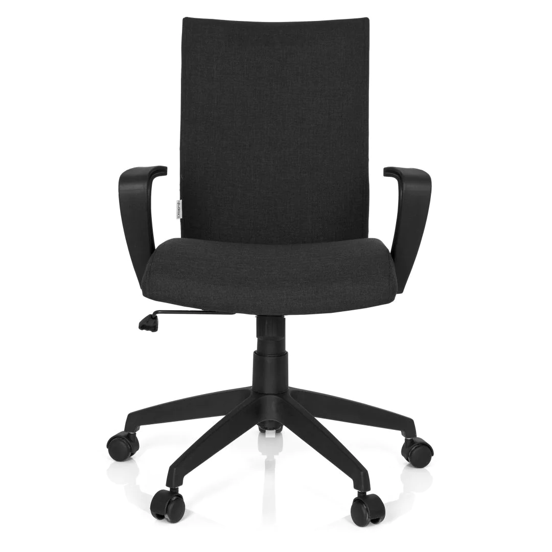 Bürostuhl SOFT Stoff schwarz - HJH-723042