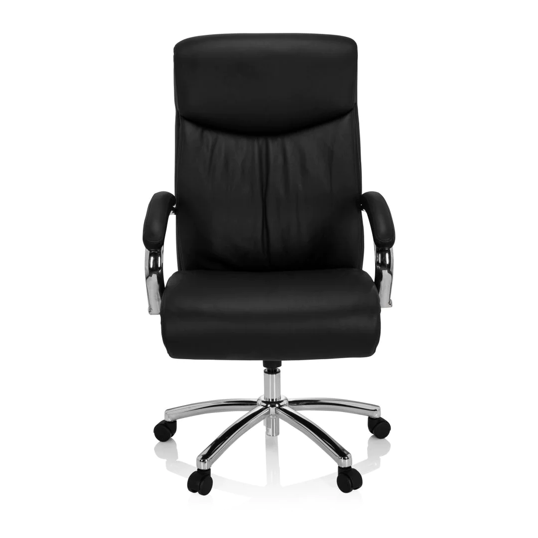 Schwerlaststuhl Bürostuhl XXL CONSTRUCTOR III Kunstleder schwarz - HJH-851100