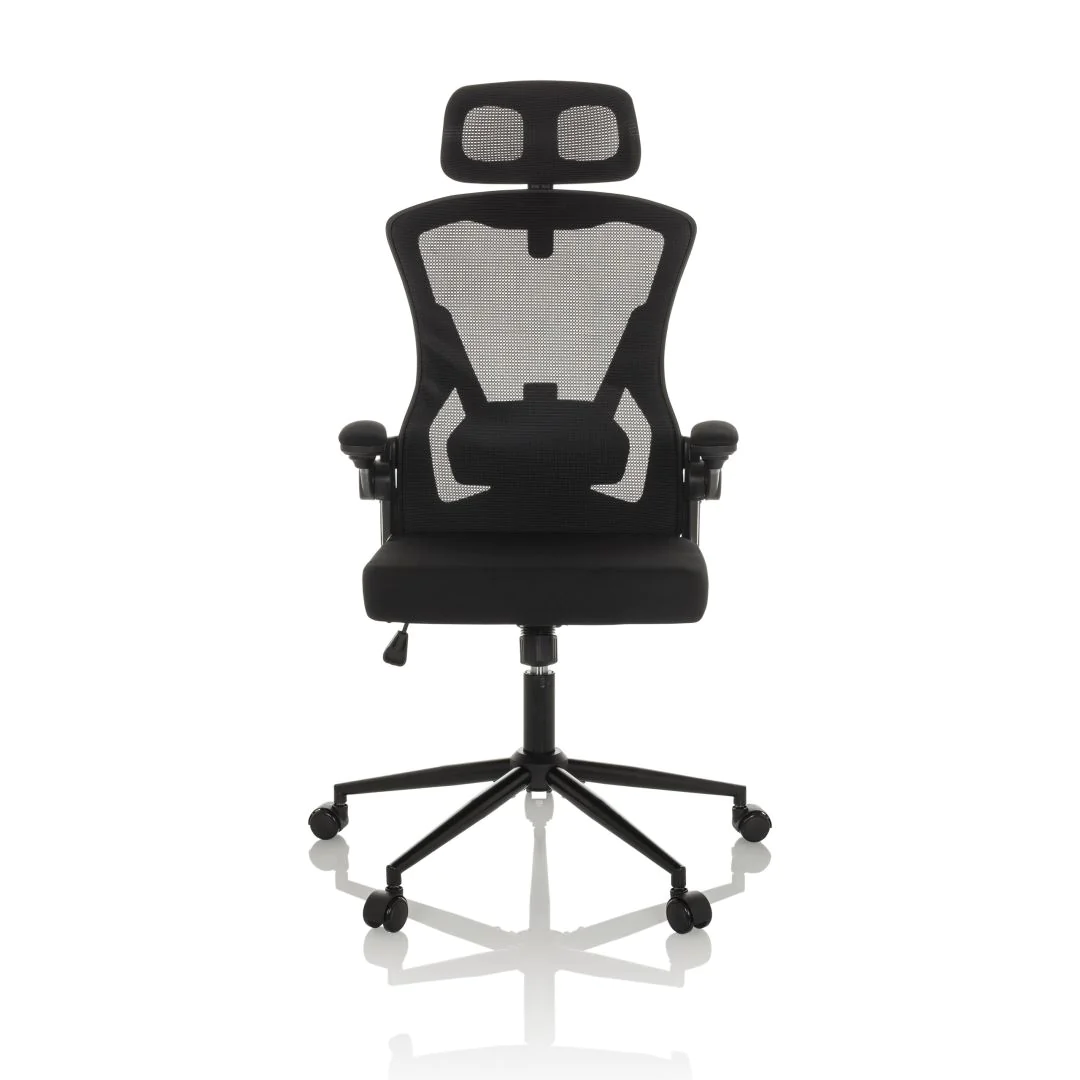 Bürostuhl Chefsessel ARIGANO Netzstoff Stoff schwarz von HJH - Produktbild 1 von 6