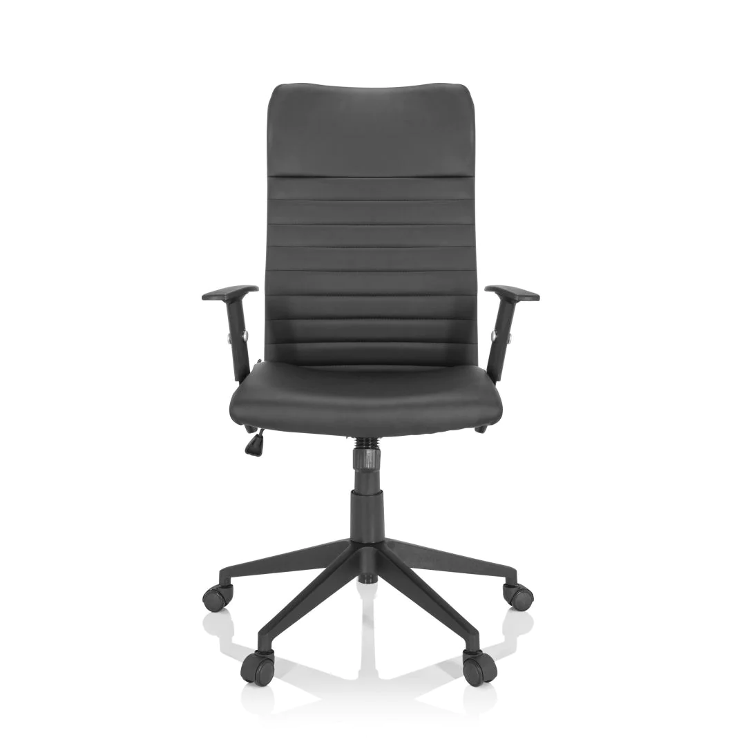 Bürostuhl Chefsessel ARTON 30 Kunstleder schwarz - HJH-729425