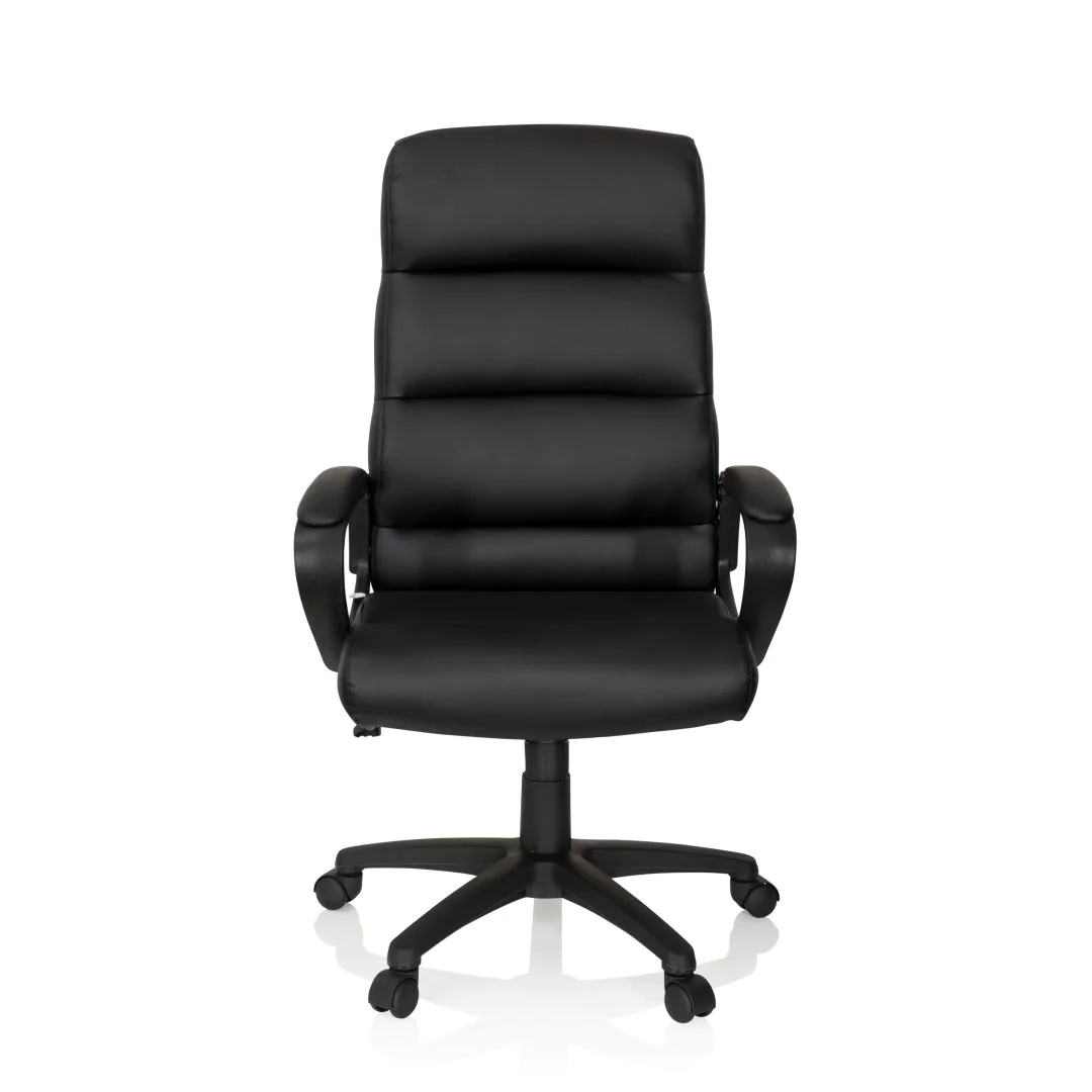 Bürostuhl Chefsessel FUTURA 100 Kunstleder schwarz - HJH-738113