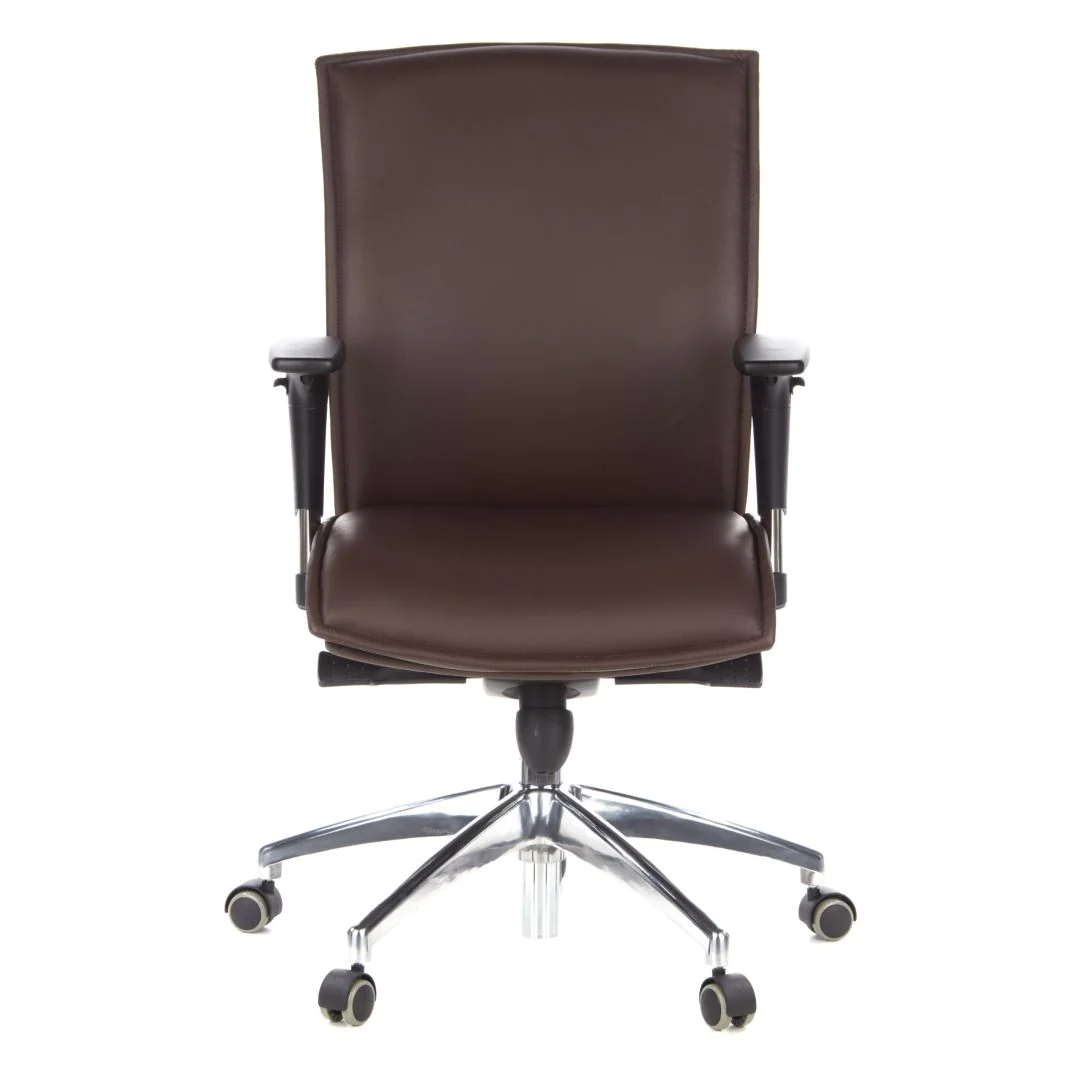 Bürostuhl Chefsessel MURANO 10 Leder dunkelbraun von HJH - Produktbild 5 von 6
