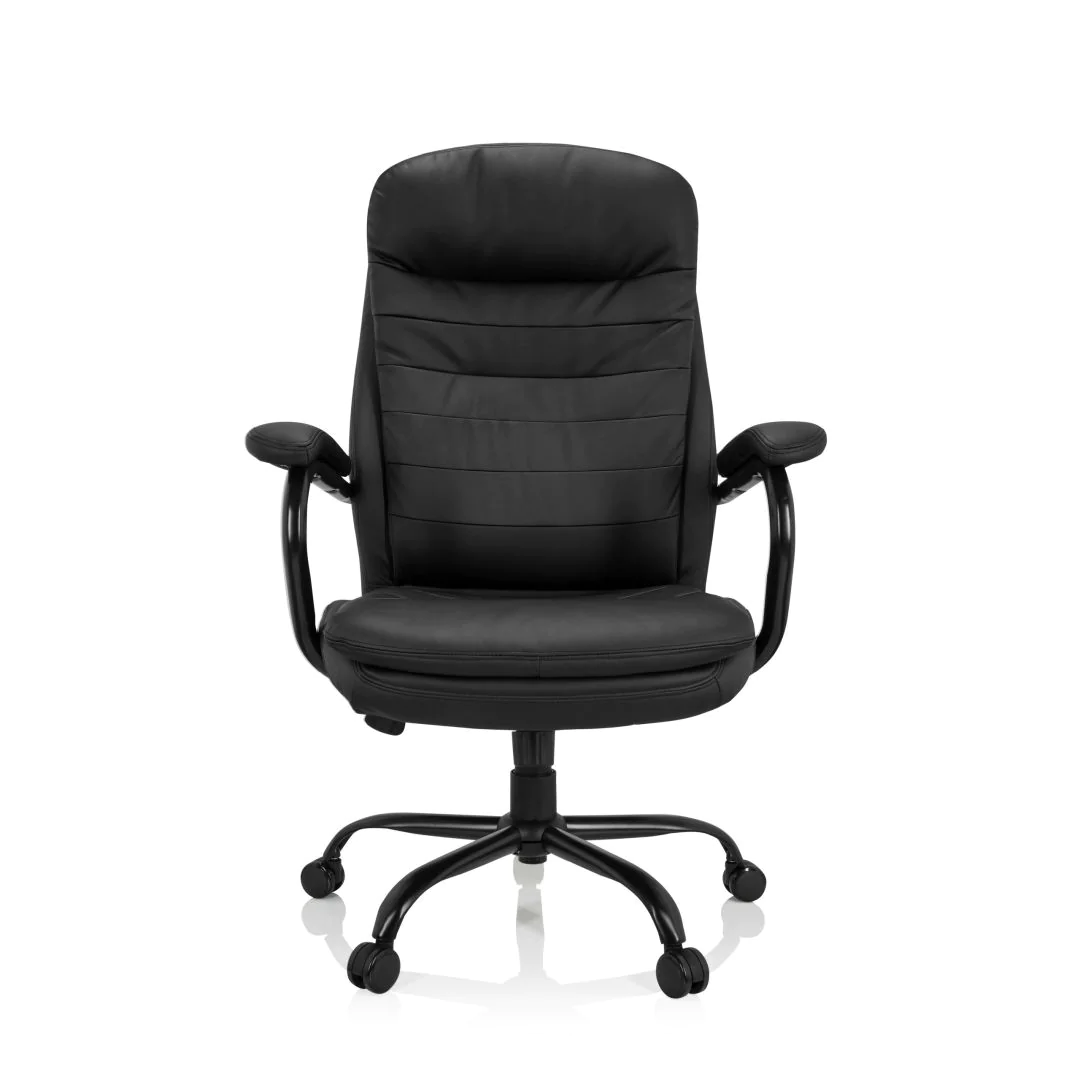 Bürostuhl Chefsessel RELAX XXL B PU schwarz - HJH-729436