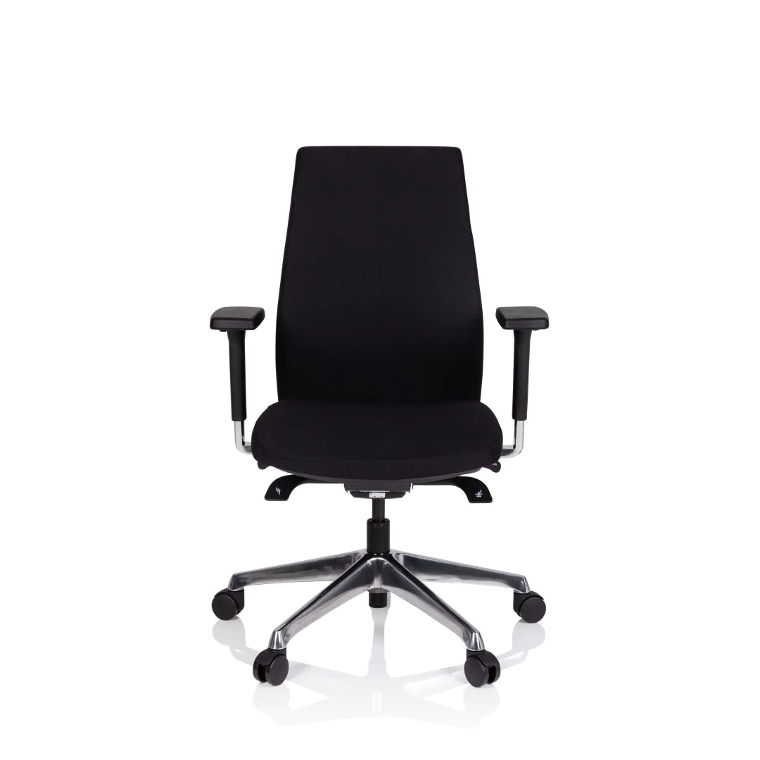 Bürostuhl Chefsessel SKAVE 300 Stoff schwarz - HJH-721944