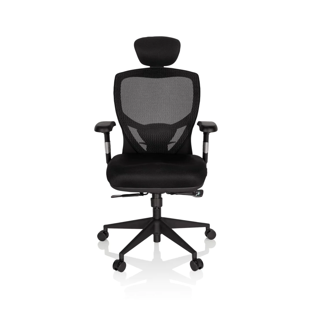 Bürostuhl Chefsessel VENUS BASE Sitz Stoff Rücken Netz - HJH-VENUS-BASE