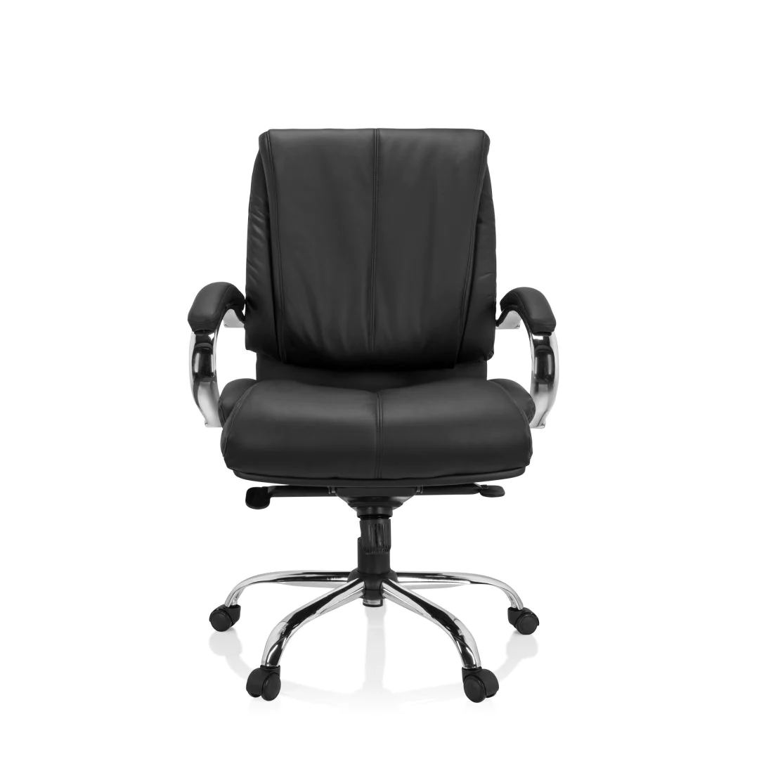 Bürostuhl Chefsessel XXL H 100 PU schwarz - HJH-729437