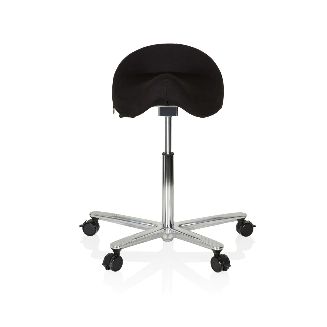Arbeitstuhl Arbeitshocker MOVE-TEC 3D PRO I Sattel schwarz - HJH-608911