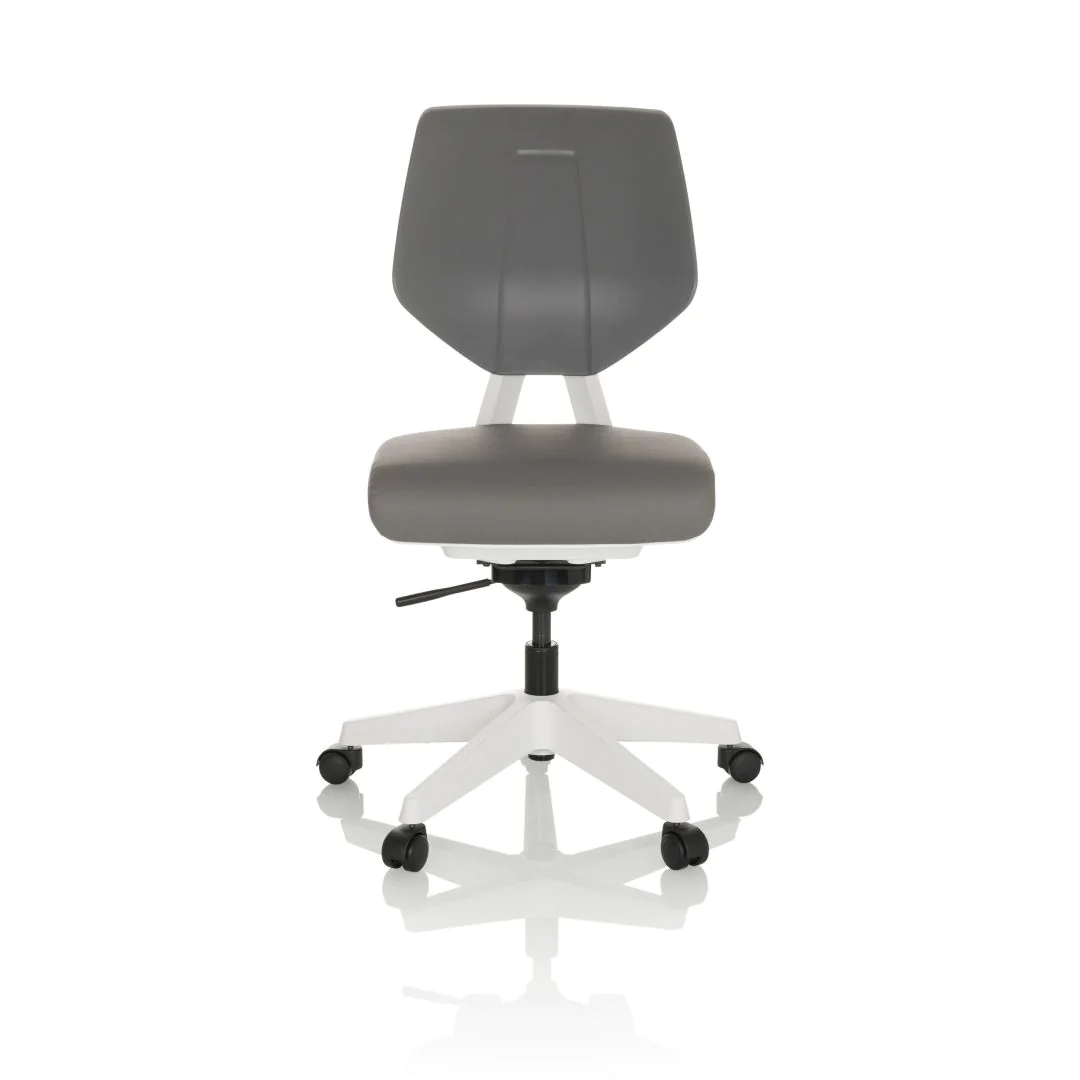 Arbeitsstuhl Bürostuhl MOVE WORK 3D Kunststoff/PVC grau - HJH-640523