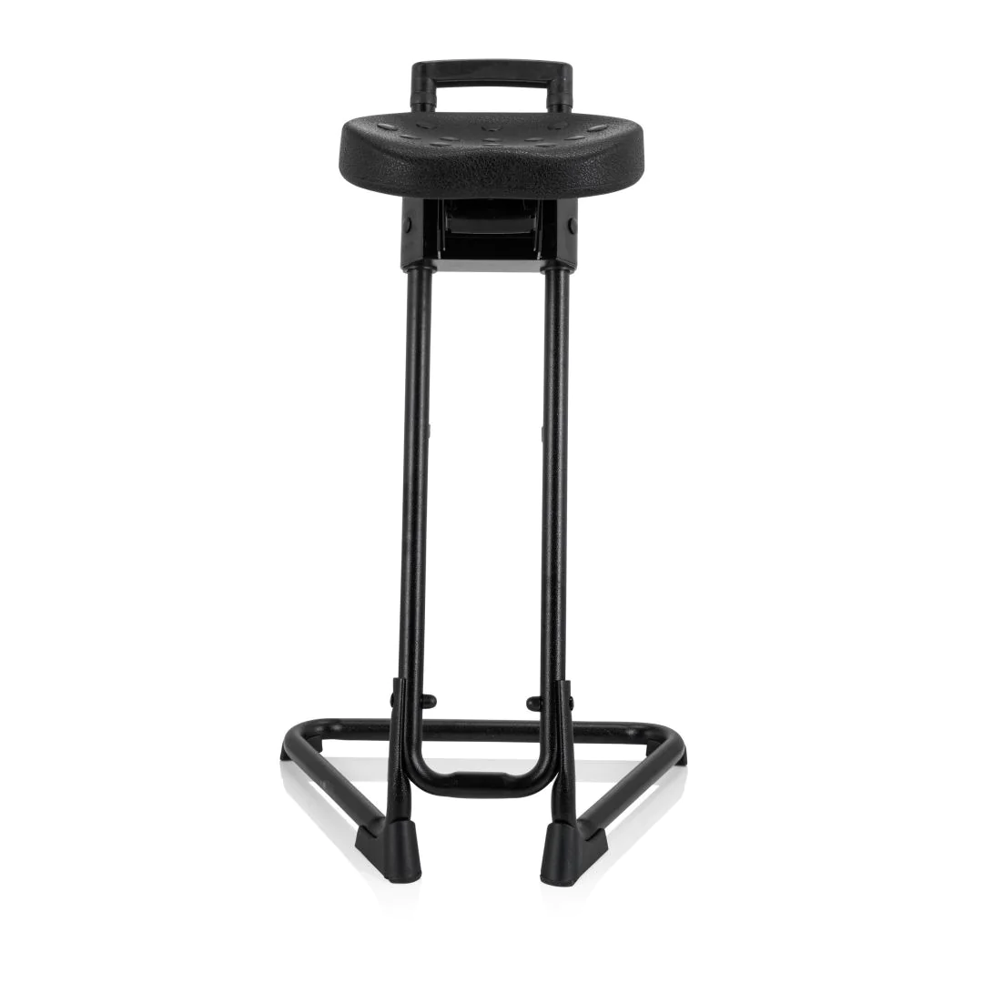 Stehhilfe Arbeitsstuhl TOP WORK 32 PU Schaum Metallgestell schwarz - HJH-830010
