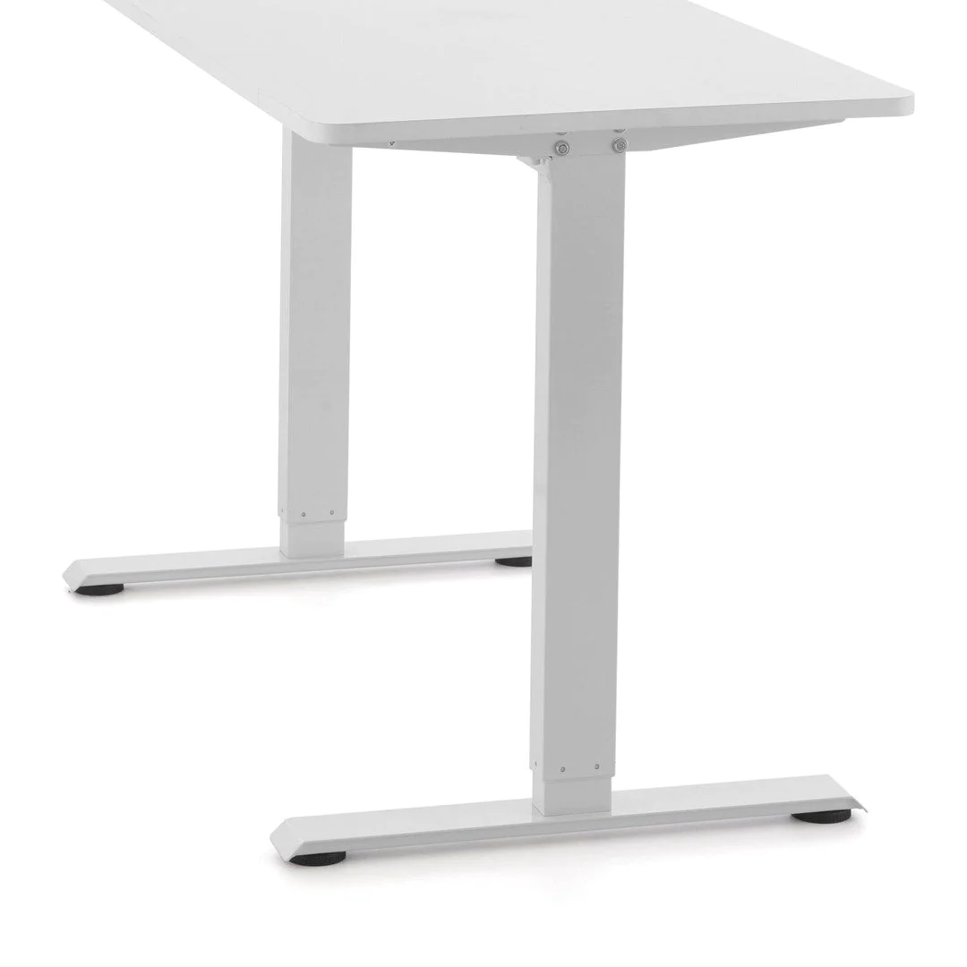 Kinderschreibtisch Worktime Kid 120 x 60 LED elektrisch höhenverstellbar weiß von HJH - Produktbild 4 von 9