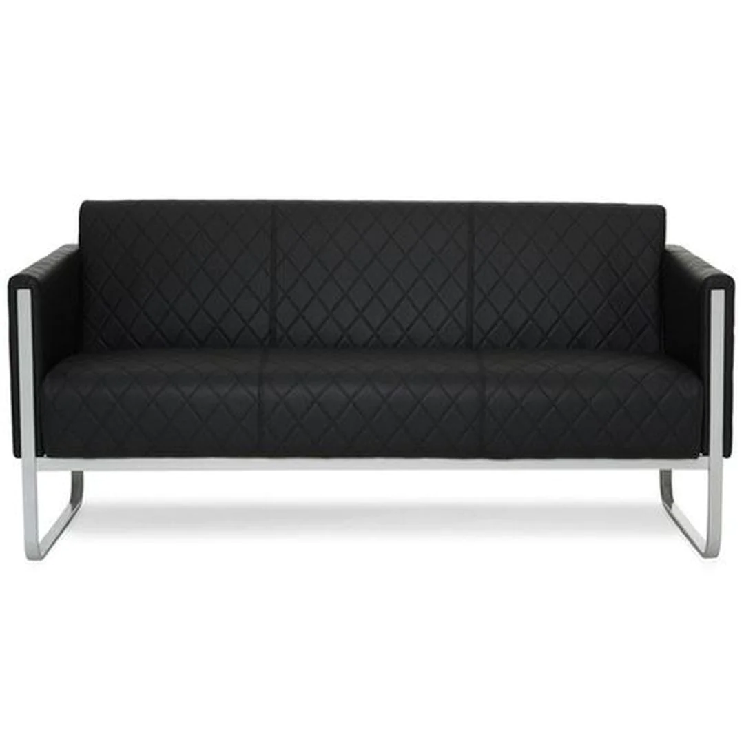 Loungemöbel Antigua Step 3-Sitzer - Schwarz - HJH-713320