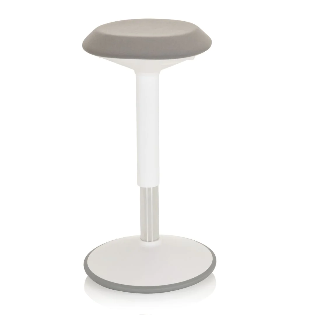 Stehhocker Stehhilfe BALANCE SIT III W Stoff weiß grau - HJH-830096