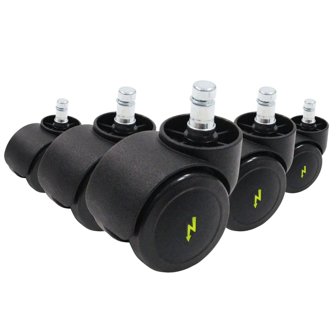 5x Hartbodenrollen ROLO ESD 11mm 50mm (5er Pack) elektrisch leitfähig von HJH - Produktbild 1 von 5