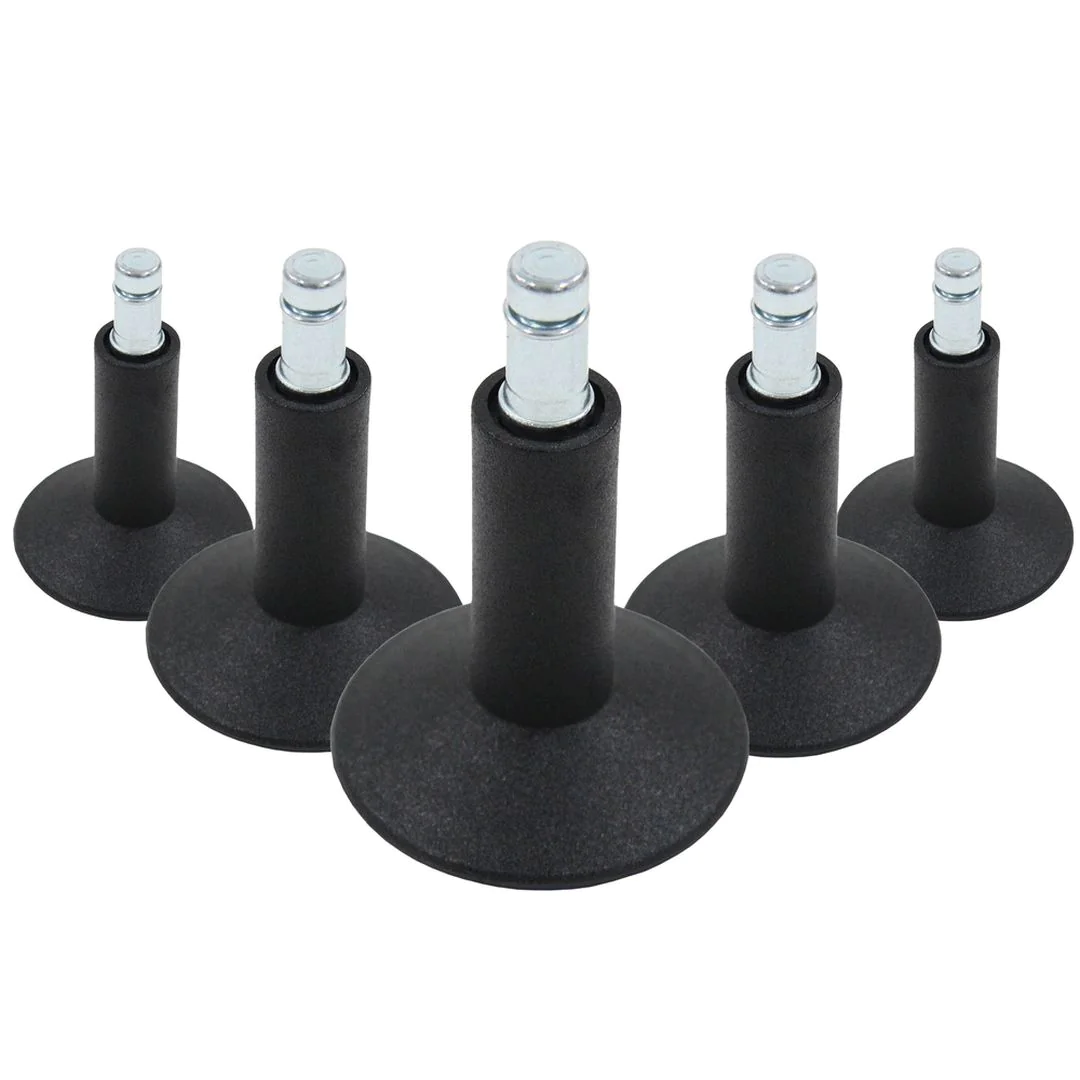5x Bodengleiter STAND groß No. 12 Stift 11mm 65 mm Standfüße (5er Pack) von HJH - Produktbild 1 von 5