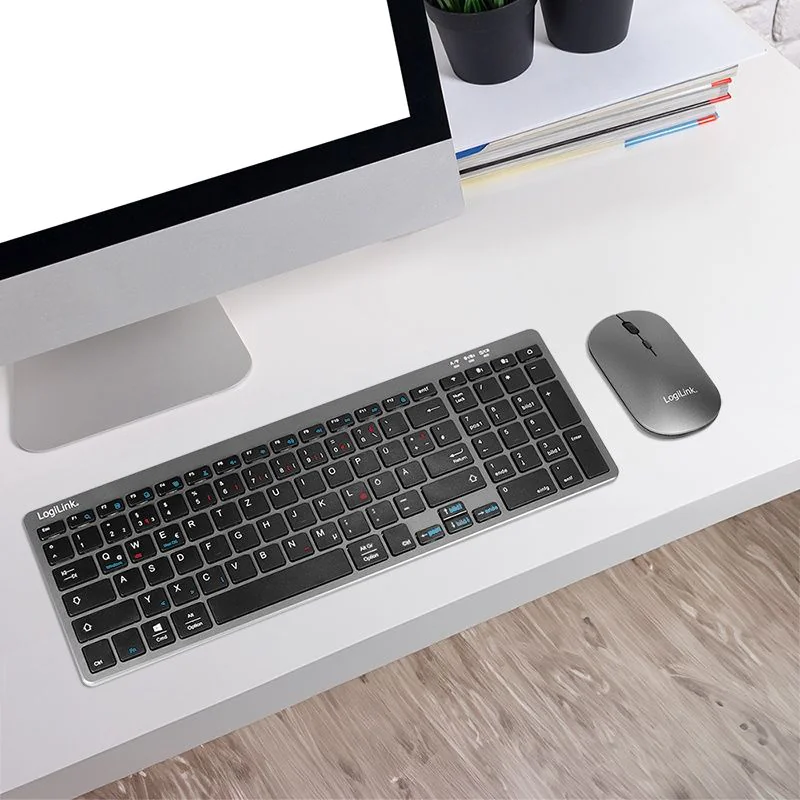 2,4 GHz Funk & BT 5.0 Dual-Mode Tastatur & Maus Set von LogiLink - Produktbild 6 von 9
