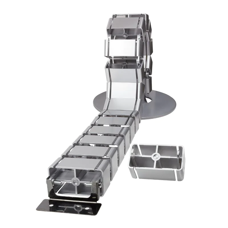 Kabelkanal flexibel 800 x 68 mm (18 Gelenke) silber von LogiLink - Produktbild 5 von 10