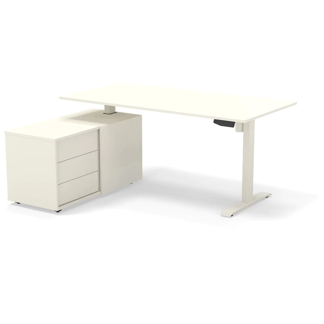 Höhenverstellbarer Schreibtisch Move 1 mit Sideboard von Kerkmann - Produktbild 9 von 9