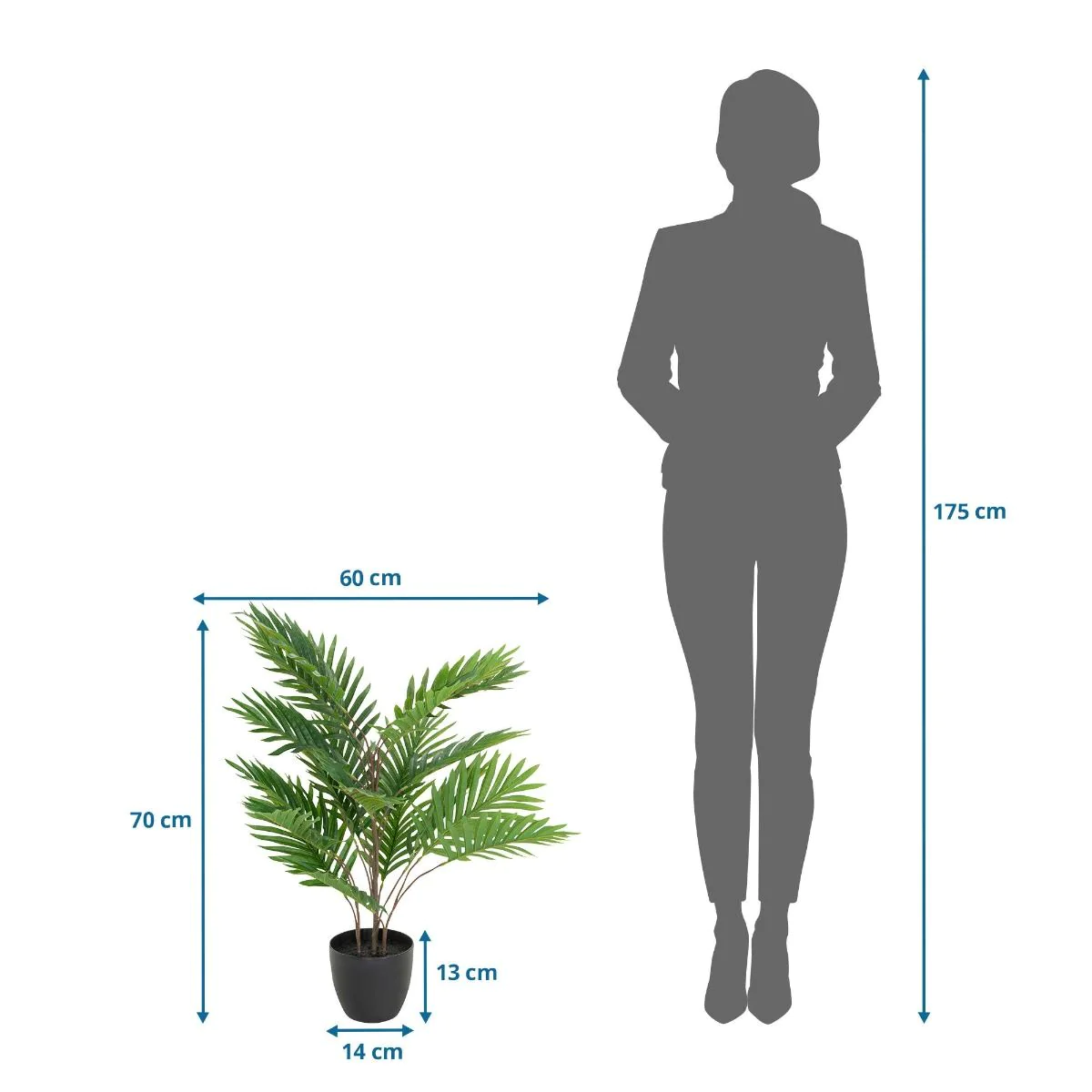 Kunstpflanze ARECA von HJH - Produktbild 4 von 4