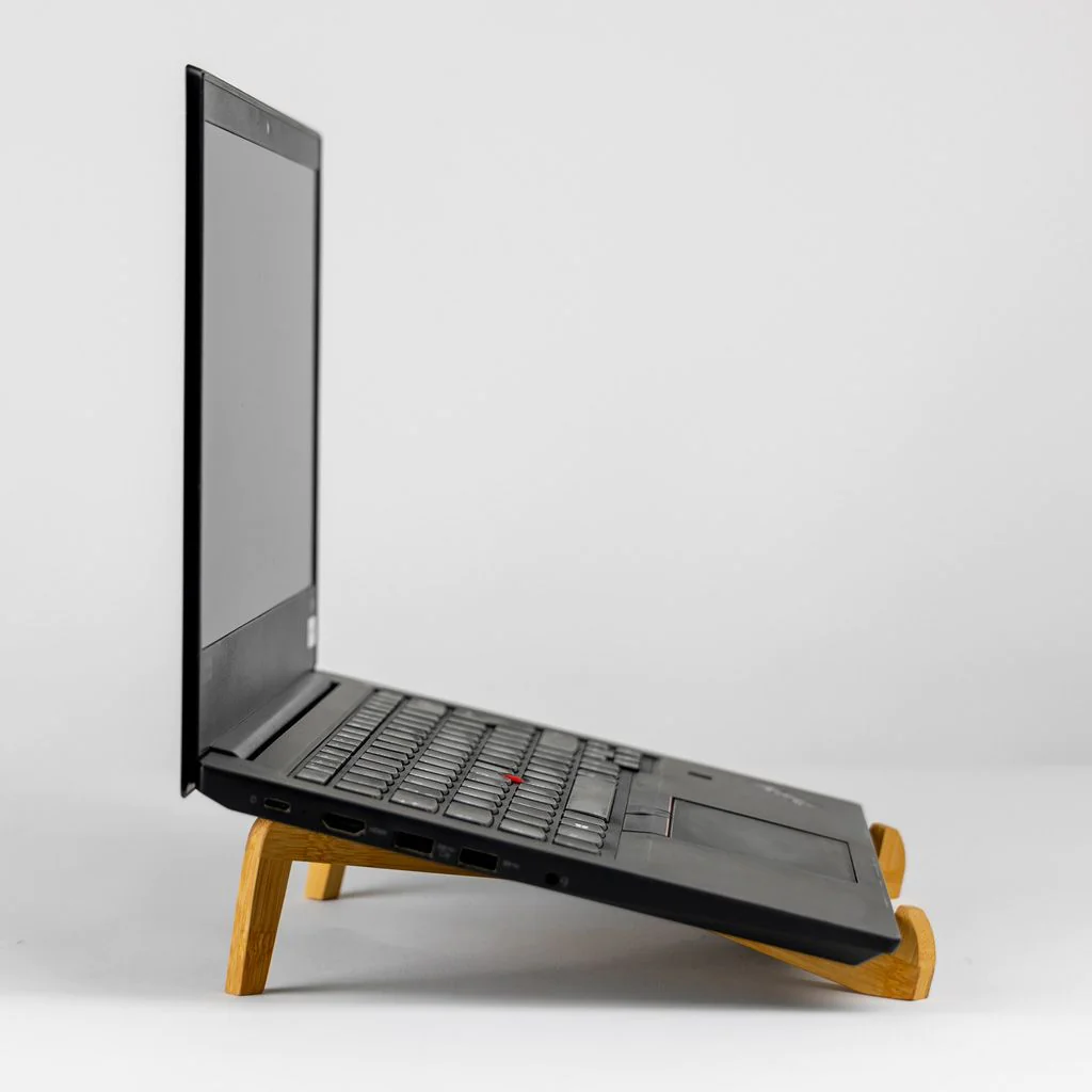 Laptopstnder klappbar Bambus