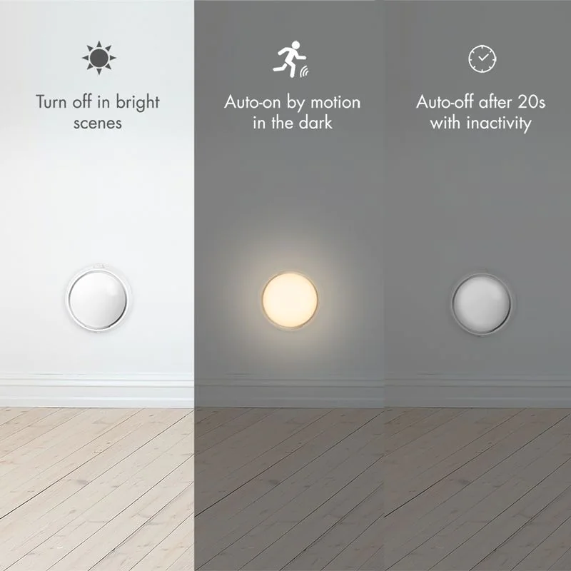 LED-Nachtlicht Dämmerungs- & Bewegungsmelder 3000K 55 lm weiß von LogiLink - Produktbild 8 von 10