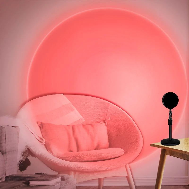 Sunset-Projektionslampe 15-RGB-Farben 4-Lichtmodi mit Fernbedienung von LogiLink - Produktbild 7 von 10