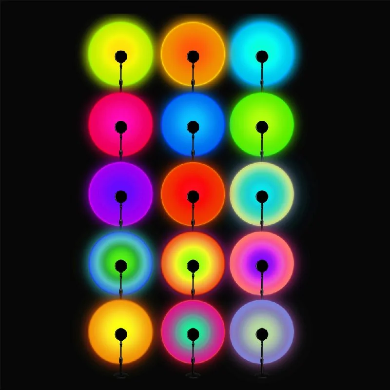 Sunset-Projektionslampe 15-RGB-Farben 4-Lichtmodi mit Fernbedienung von LogiLink - Produktbild 10 von 10