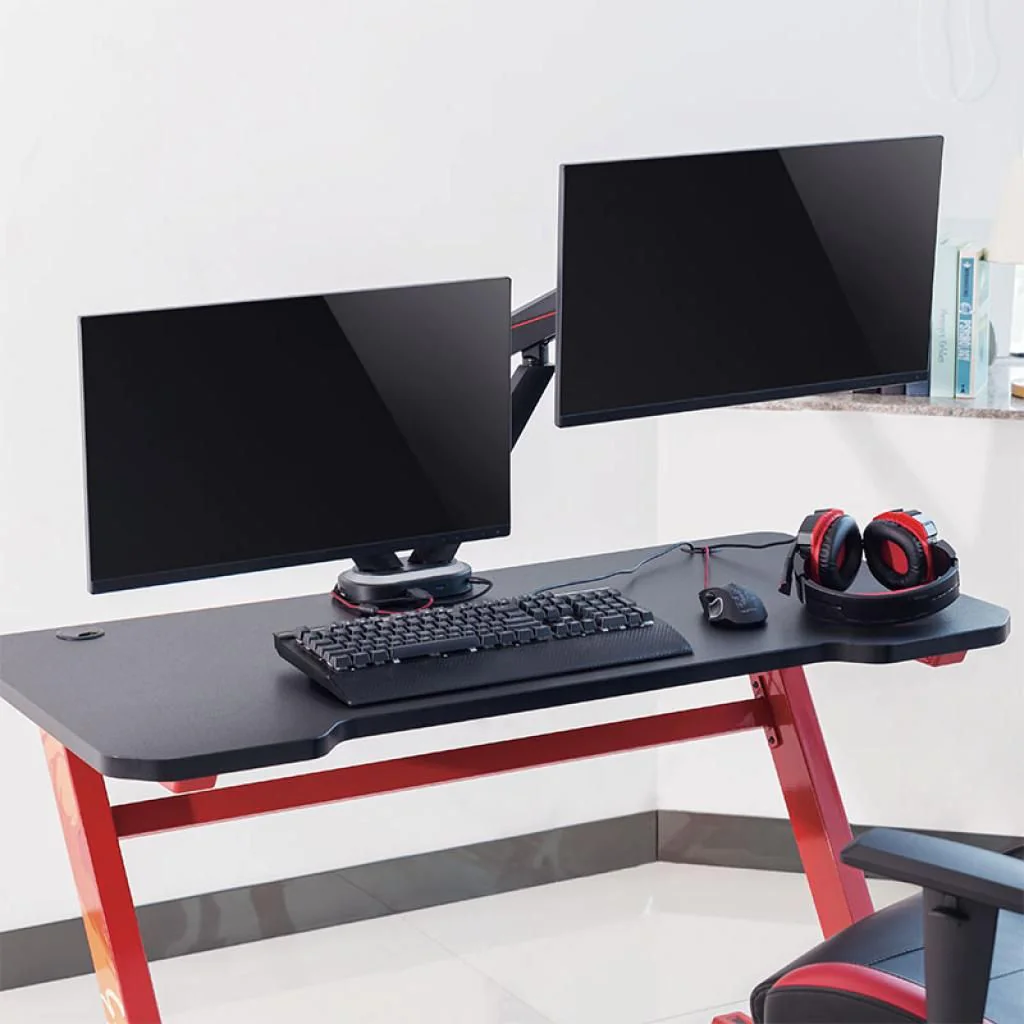 Gaming-Monitorhalterung 2-fach 17-32" Gasdruckfeder von LogiLink - Produktbild 8 von 12