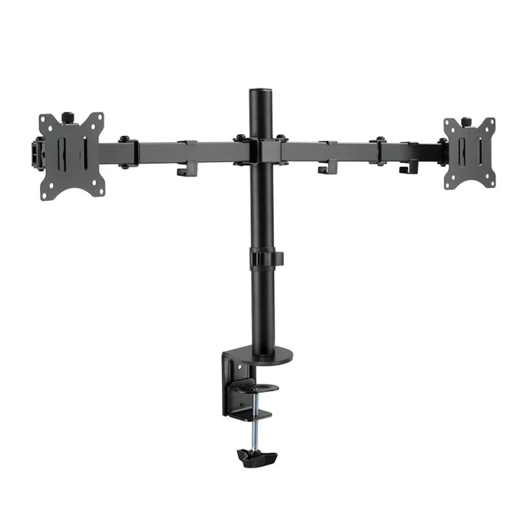 Monitorhalterung 2-fach 17–32" Armlänge je 390 mm von LogiLink - Produktbild 1 von 13