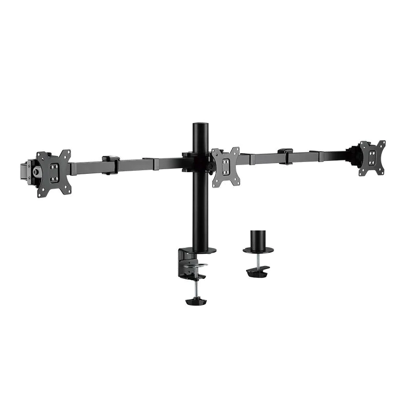 3-fach-Monitorhalterung 17–27" 7 kg je Arm max. Armläne 380 mm - TDI-BP0107