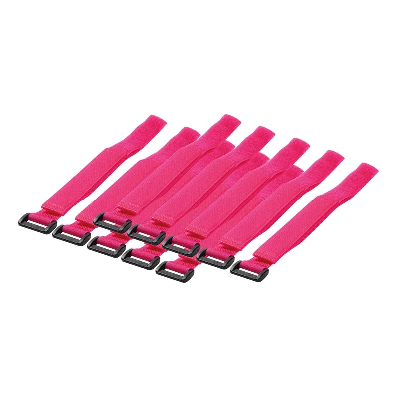 Kabelbinder (Klett) PA66 10 Stk. rosa B 20 mm L 500 mm - TDI-KAB0016
