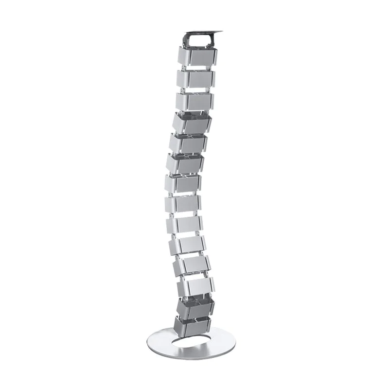 Kabelkanal flexibel 800 x 68 mm (18 Gelenke) silber - TDI-KAB0065