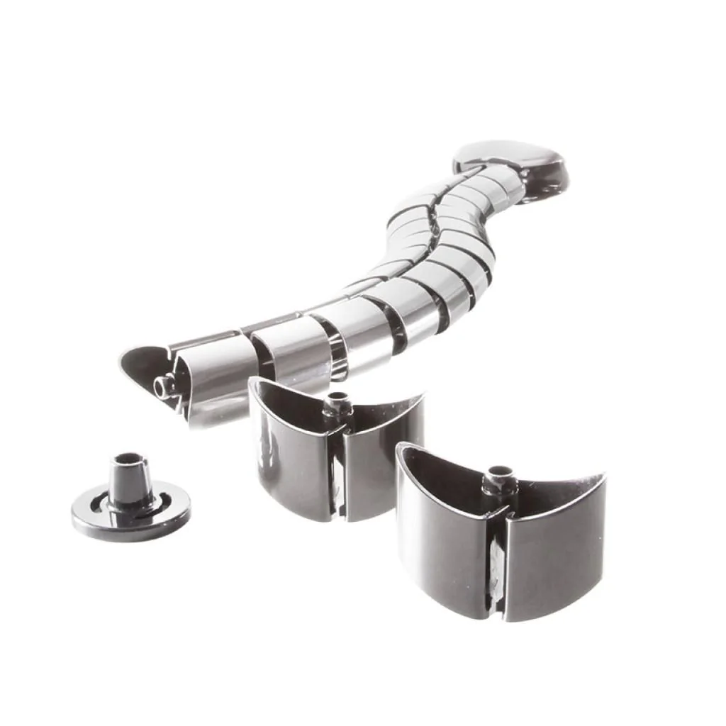 Kabelkanal flexibel 720 x 75 mm (15 Gelenke) silber von LogiLink - Produktbild 4 von 19