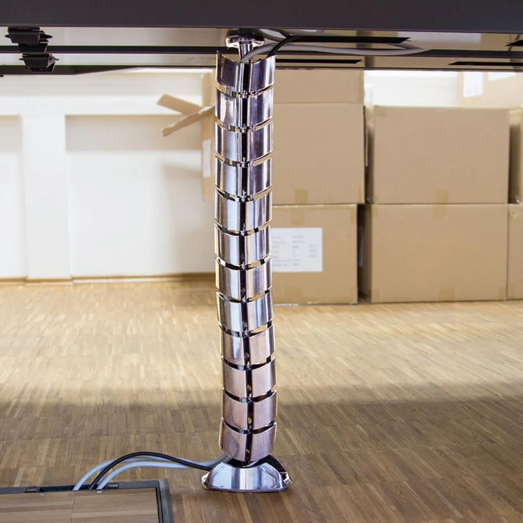 Kabelkanal flexibel 720 x 75 mm (15 Gelenke) silber von LogiLink - Produktbild 6 von 19
