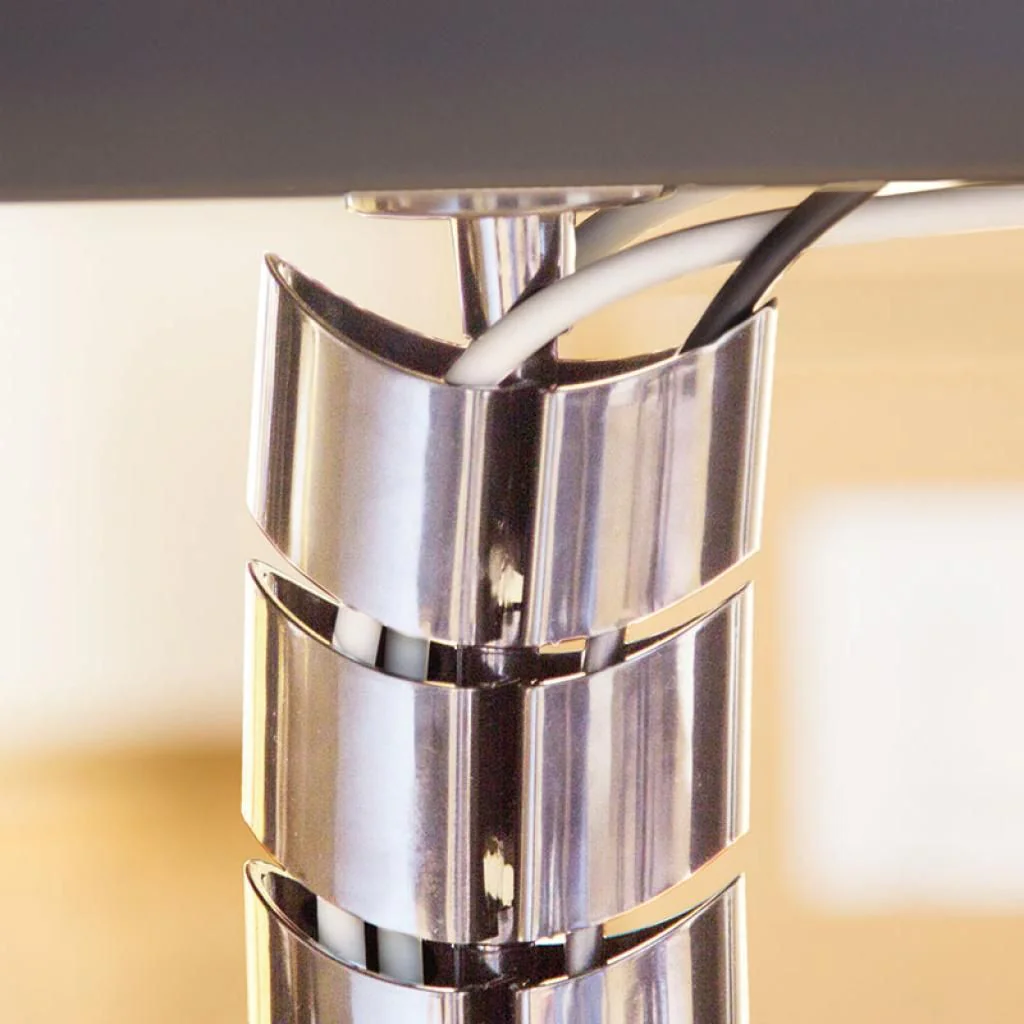 Kabelkanal flexibel 720 x 75 mm (15 Gelenke) silber von LogiLink - Produktbild 8 von 19