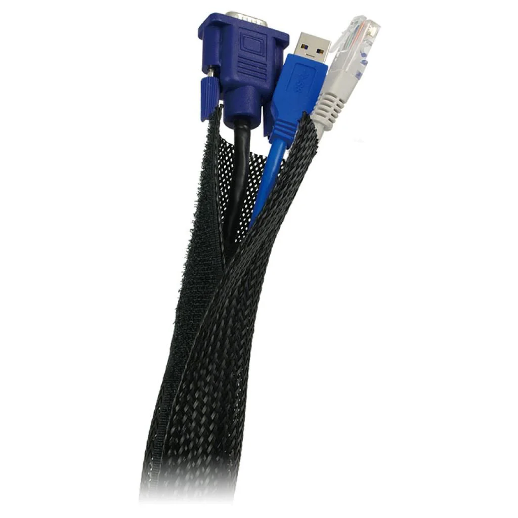 Kabelschlauch Ø32 mm mit Klettverschluss von LogiLink - Produktbild 1 von 9