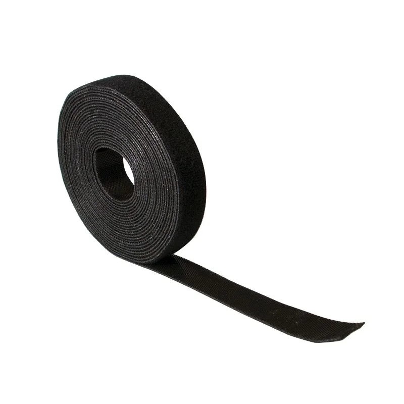 Klettband schwarz Breite 20 mm auf Rolle 10 m - TDI-KAB0055