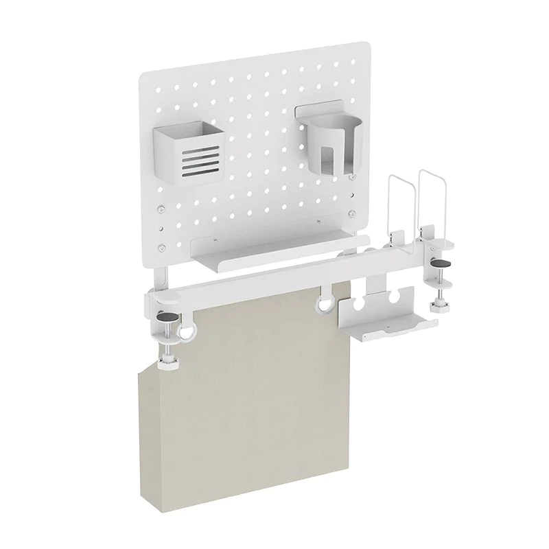 Lochplatten-Büroschienenorganizer/Kombination 55,7×17,2×74,5 cm bis 26 kg Weiß von LogiLink - Produktbild 1 von 9