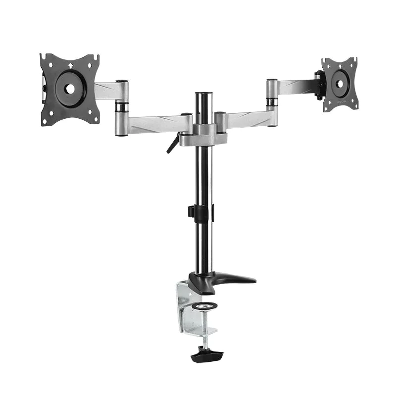 Monitorhalterung 2-fach 13–27" Aluminium Armlänge 342 mm - TDI-BP0077