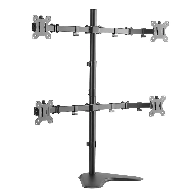 Monitorständer 4-fach 13–32" Stahl Armlänge je 460 mm - TDI-BP0046