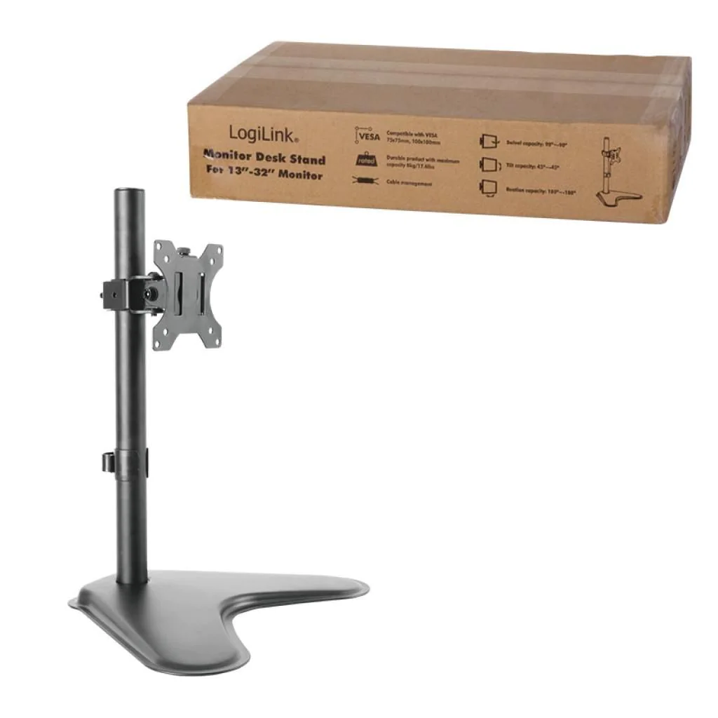 Monitorständer 13–32" Stahl Armlänge 88 mm von LogiLink - Produktbild 5 von 9