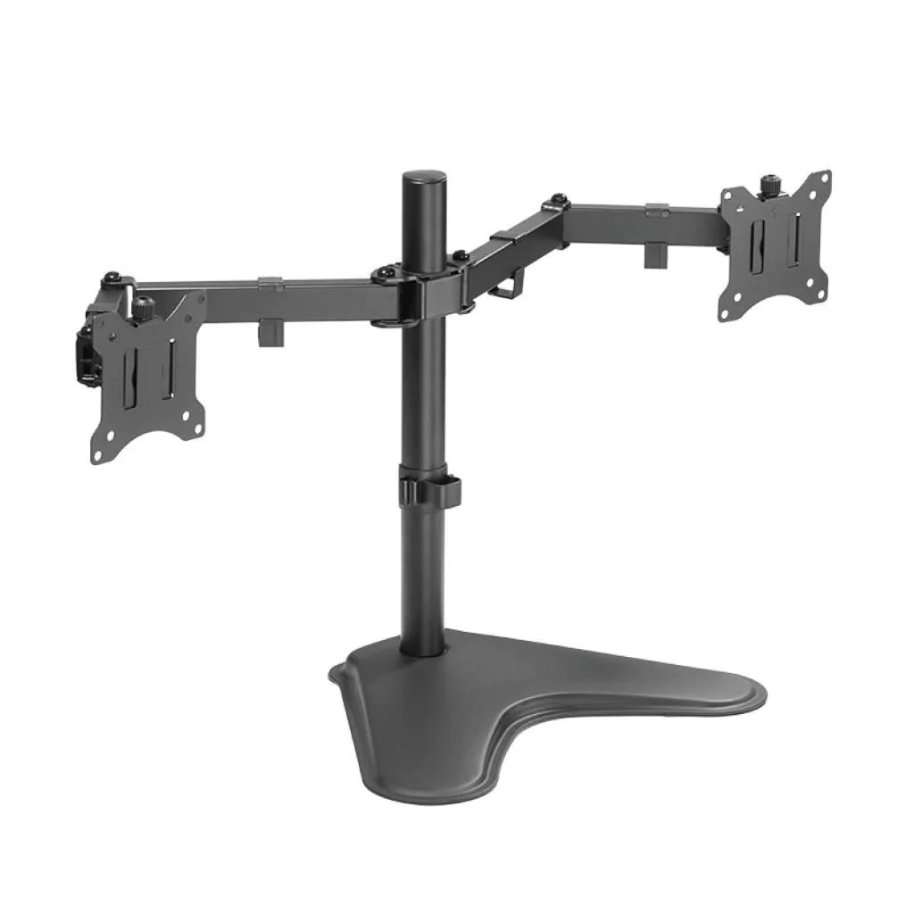 Monitorständer 2-fach 17–32" Stahl Armlänge je 390 mm von LogiLink - Produktbild 3 von 15