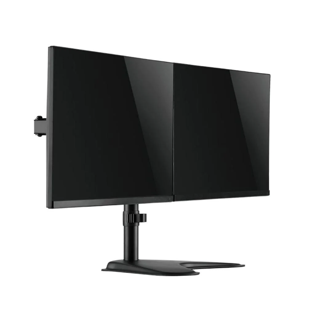 Monitorständer 2-fach 17–32" Stahl Armlänge je 390 mm von LogiLink - Produktbild 4 von 15