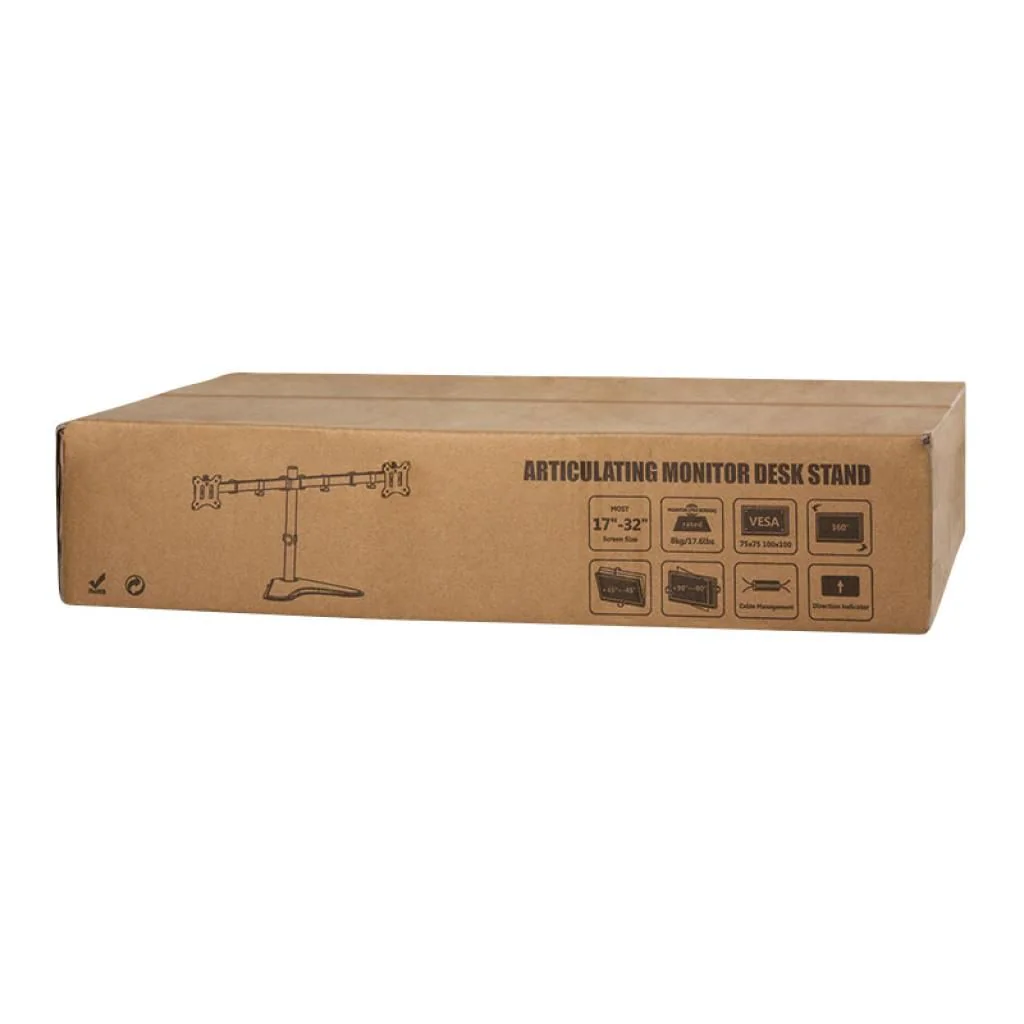 Monitorständer 2-fach 17–32" Stahl Armlänge je 390 mm von LogiLink - Produktbild 7 von 15