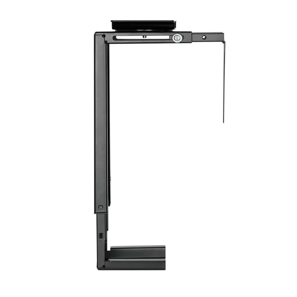 PC-Tower-Halterung bis 10 kg H 300–510 mm B 88–203 mm drehbar Untertischmontage Schwarz von LogiLink - Produktbild 5 von 19